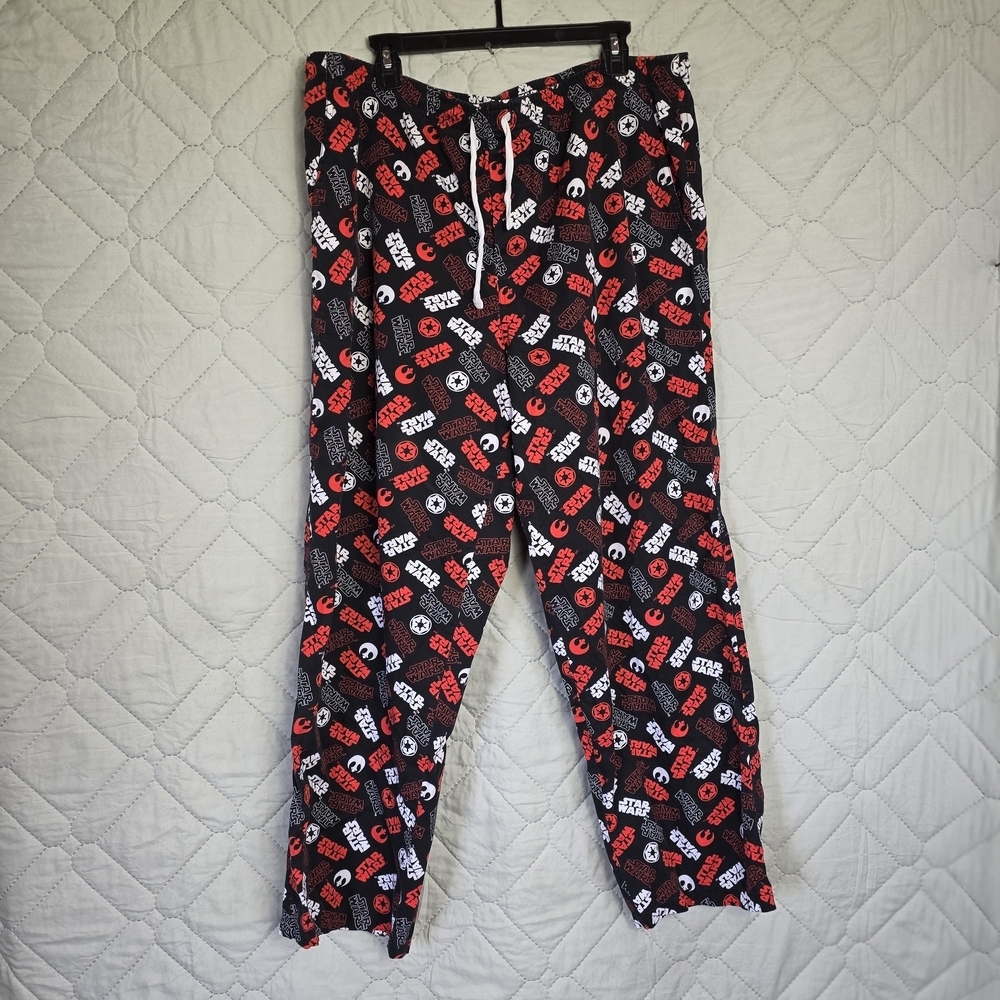 Kids Black and Red Patterned Pants